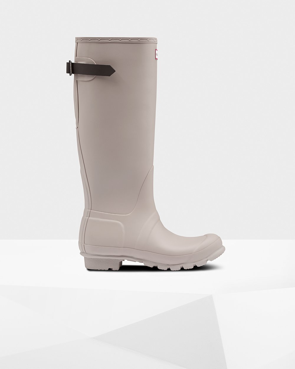 Hunter Original Back Adjustable Tall Rain Boots - Sale Clearance Womens Grey - HBRMGW046